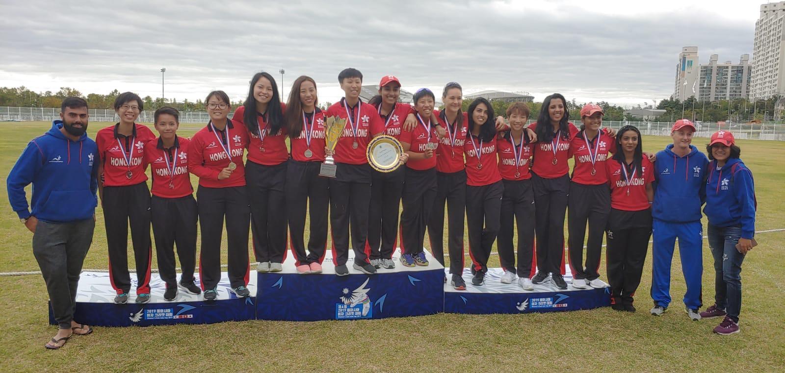 Hong Kong Women's Team at East Asia Cup 2019