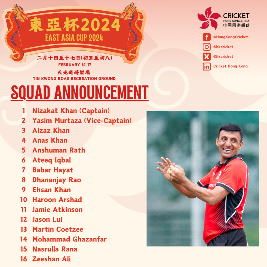 Hong Kong, China Squads Announced for Men’s East Asia Cup 2024 Hong